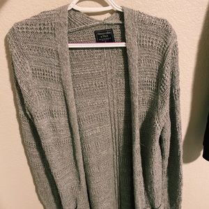 Grey Abercrombie & Fitch Cardigan